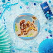 adorable Welpe Pappteller (Party)