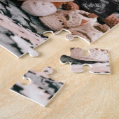 Adorable Welpe plushy Ankündigung einer Schwangers Puzzle (Seite)