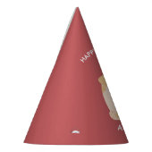 Adorable Welpen-Hund-Kindergeburtstag Partyhütchen (Links)