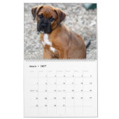 Adorable Welpen Personalisiert 2022 Kalender (Mär 2027)