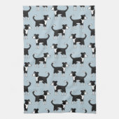 Adorable Welsh Border Collie Sheep Dog Muster Geschirrtuch (Vertikal)