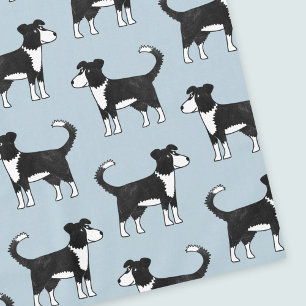Adorable Welsh Border Collie Sheep Dog Muster Tischdecke