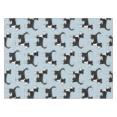 Adorable Welsh Border Collie Sheep Dog Muster Tischdecke (Vorderseite (Horizontal))