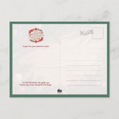 Adorable Welsh Corgi with Christmas Gifts Postkarte (Rückseite)