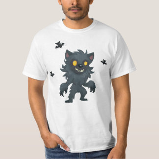 Adorable Werewolf Halloween-T - Shirt