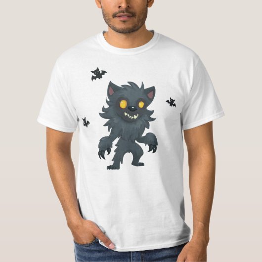 Adorable Werewolf Halloween-T - Shirt (Vorderseite)