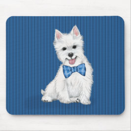 Adorable West Highland White Terrier Mouse Pad Mousepad