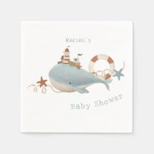 Adorable Whale Baby Dusche