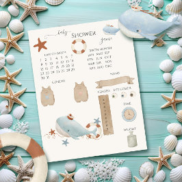 Adorable Whale Baby Shooting Game