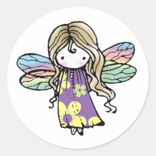 Adorable Whimsical Fairy Stickers