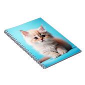 Adorable White Kitten Potrait-54971 Notizblock (Rechte Seite)