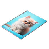 Adorable White Kitten Potrait-54971 Notizblock (Linke Seite)