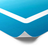 Adorable White Kitten Potrait-54971 Poster (Ecke)