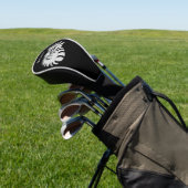 Adorable White Tiger Kitten Schlafenname Markierun Golf Headcover (In SItu)