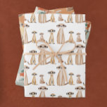 Adorable Wild Safari Meerkat Geburtstag Geschenkpapier Set<br><div class="desc">Adorable meerkats und afrikanische Safari-Grafiken machen dieses Packpapier zu einem perfekten Party für Tiere und wild ein Geburtstag!</div>