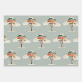 Adorable Wild Safari Meerkat Geburtstag Geschenkpapier Set (Vorderseite 2)