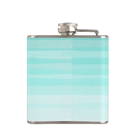 Adorable Winking Emoji Face-Sei immer glücklich Flachmann (Rückseite)