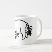 Adorable Winnie The Pooh Eeyore Sketch Kaffeemasch Kaffeetasse (VorderseiteRechts)