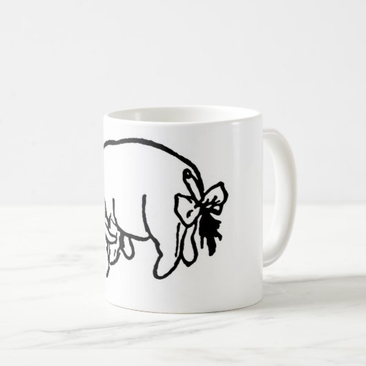 Adorable Winnie The Pooh Eeyore Sketch Kaffeemasch Kaffeetasse (VorderseiteRechts)