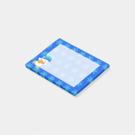 Adorable Winter Thema Schnee Baby Snowman Post-it Klebezettel
