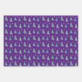 Adorable Winterdelikatbäume, Weihnachten Geschenkpapier Set (Vorderseite)