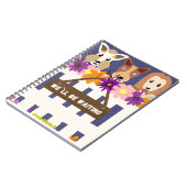 Adorable "Wir werden Gewartet" Hunde Notizblock (Linke Seite)