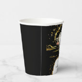 Adorable Wolf Birthday Pappbecher (Rechts)