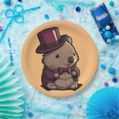 Adorable Wombat Pappteller (Party)