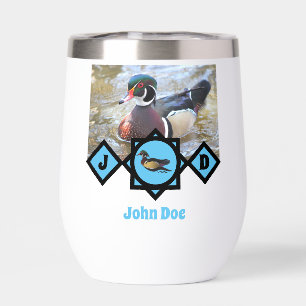 Adorable Wood Duck Name Tag Foto