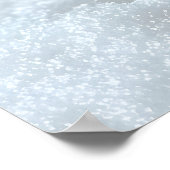 Adorable Wool Snowman mit Hat & Scarf Design Poster (Ecke)