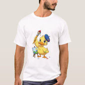 Adorable Yellow Duckling Artist T-Shirt (Vorderseite)