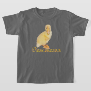 Adorable Yellow Duckling Fotografie T-Shirt