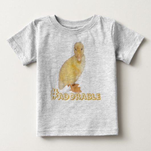 Adorable Yellow Ducklings Fotografie Baby T-shirt (Vorderseite)