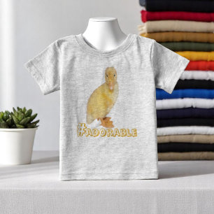 Adorable Yellow Ducklings Fotografie Baby T-shirt