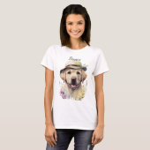 ADORABLE YELLOW LABRADOR RETRIEVER PUPPER T-Shirt (Vorne ganz)