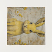 Adorable Yellow Rabbit Wandteppich (Vorderseite (Horizontal))