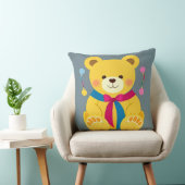 Adorable Yellow Teddy Bär Kissen (Stuhl )