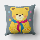 Adorable Yellow Teddy Bär Kissen (Rückseite)