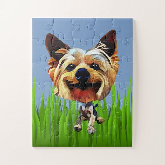 Adorable Yorkshire Terrier 30 Piece Puzzle (Vertikal)