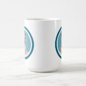 Adorable Yorkshire Terrier Illustration Kaffeetasse (Mittel)