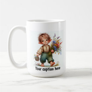 Adorable Young Munchkin in Vintager Kleidung Kaffeetasse
