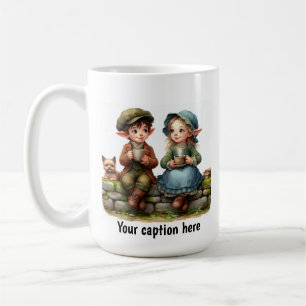 Adorable Young Munchkins in Vintagen Kleidern Kaffeetasse