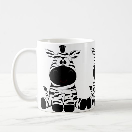 Adorable Zebra Tasse (Links)