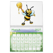 Adorable Zeichnend Süße Tier Kinder Illustration Kalender (Mär 2027)