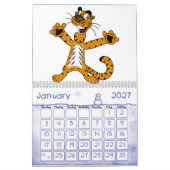Adorable Zeichnend Süße Tier Kinder Illustration Kalender (Jan 2027)