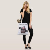 Adorables 3D Hippo Wafting Gewicht Tasche (Am Model)