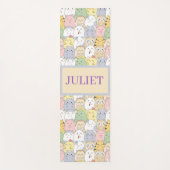 Adorables benutzerdefiniertes Cartoon Yogamatte (Vorderseite)