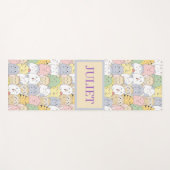 Adorables benutzerdefiniertes Cartoon Yogamatte (Vorderseite (Horizontal))