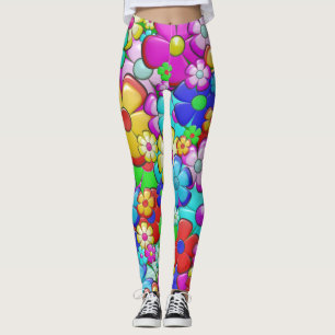 Adorables Bohemische Hippie-Blume Leggings