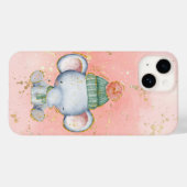 Adorables Christmas Baby Elephant Case-Mate iPhone Hülle (Rückseite (Horizontal))
